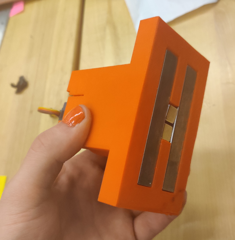 Bottom of magnet mechanism