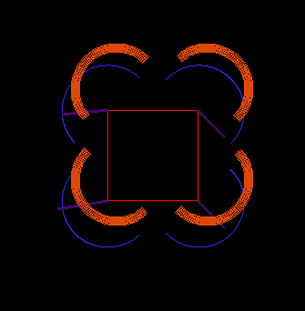 Pygame image of the model
