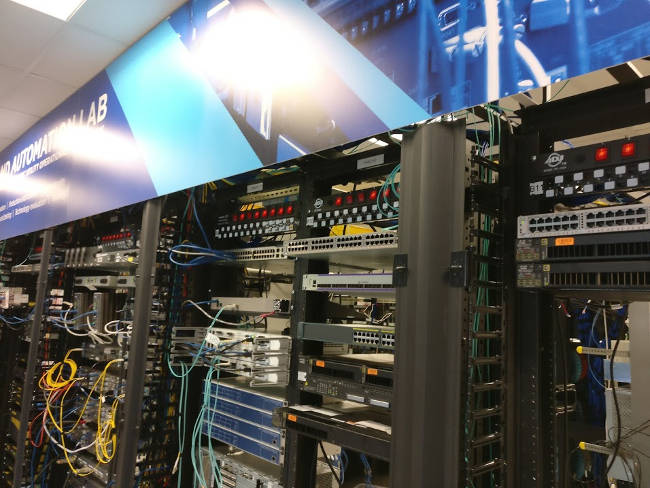 One of the Rack Rows