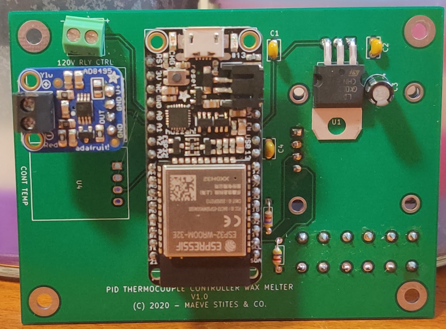 front of the pcb